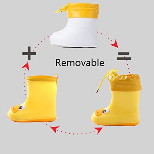 Toddler Girl Shoes Hot Classic Children Rainboots PVC Rubber Children Water Shoes Kids Boots for Girls2