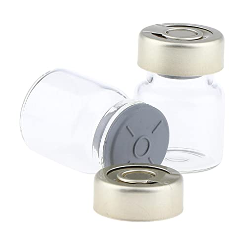 UJEAVETTE® 20Pcs Empty Sterile Glass Sealed Serum Vials Bottles Liquid Containers 3ml - Image 3