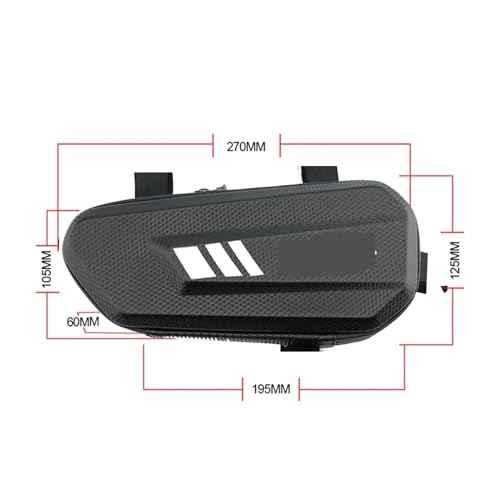 Bolsa lateral saddlebags impermeable para motocicleta LeosHi compatible con GSX-S750 GSX-S1000 (lado izquierdo) miniatura 2