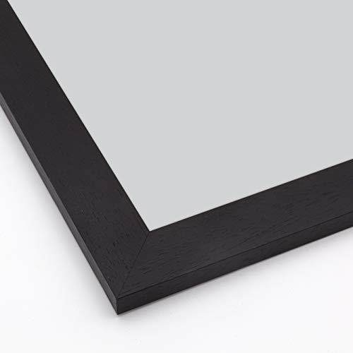 Cornice su Misura Legno Massello - Colore Nero