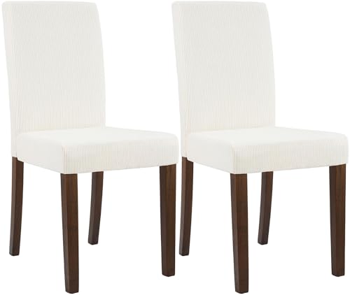 SEDIA DA PRANZO MODERNA: La sedia elegante in velluto a coste di alta qualità unisce design moderno a comfort di seduta elevato. La superficie morbida e a coste offre una seduta piacevole - ideale per la sala da pranzo, la cucina o il soggiorno.