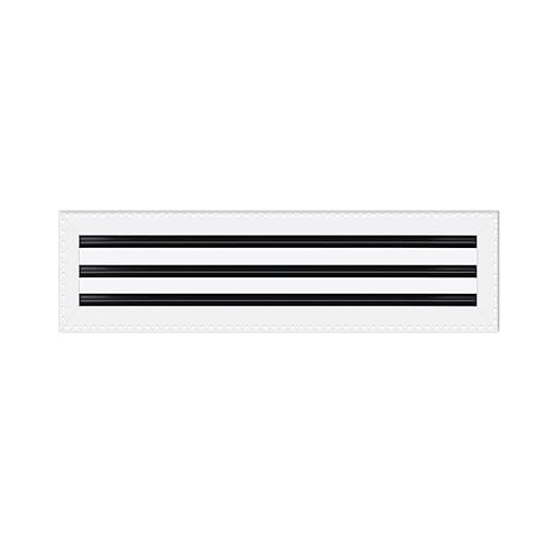 Texas Buildmart couvercle d'aération de 61 x 15 cm et diffuseur linéaire MUD pour cloison