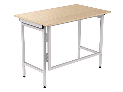 InnoFur Aplos Multipurpose Foldable Study Table - Portable Wooden Utility Laptop Table Bedside - Space Saving Computer Table for Home - Foldable... - Image 4