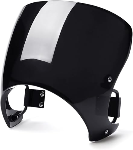 Pare-brise Z900RS déviation du vent maximale et protection aérodynamique bulle noire