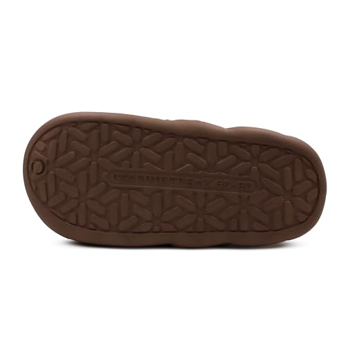 Image of VRITRAZ Women's Comfort Slip On Closed Toe Warm Winter House Clog Indoor Slipper with Cute Print and Degins