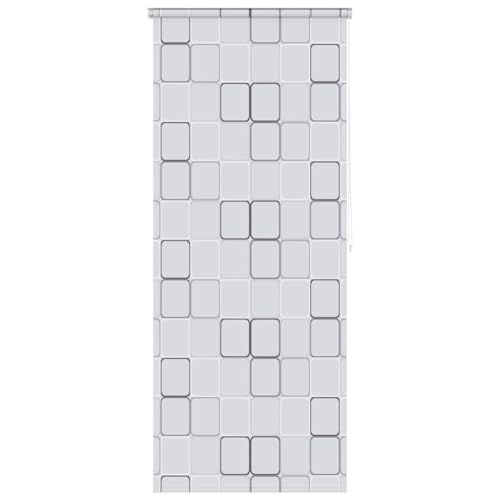 vidaXL Persiana Enrollable de Ducha Cuadrados 120x240 cm
