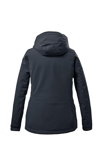 Killtec Damen Outdoorjacke Funktionsjacke mit abzippbarer Kapuze KOW 140 WMN Jckt wasserdicht, Winddicht, atmungsaktiv 00814-dunkelnavy 44