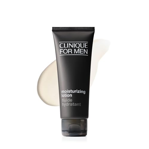 Clinique For Men Moisturizing Face Lotion With Hyaluronic Acid, Urea + Glycerin | Face Moisturizer For Drier Skin Types | Hydrating + Strenghening, 3.4 Fl Oz