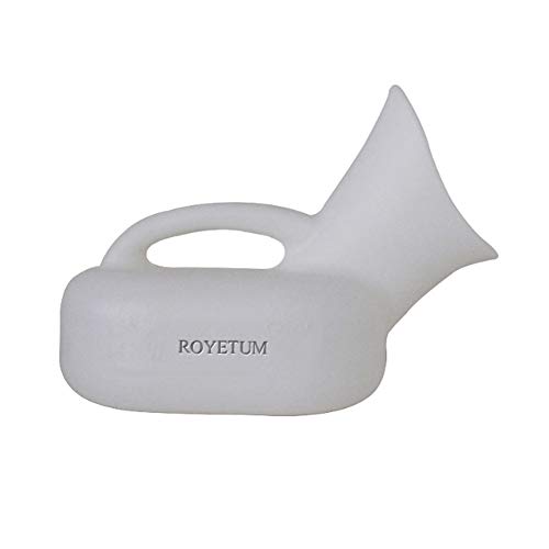 ROYETUM Lifestyle Incontinence Aid Female Urinal for Car, Toliet Urinal, Bedpans Pee Bottle, with a Lid and Funnel, Plastic Can for Car, Old Man, Child and Diabetes for Camping Outdoor Travel
