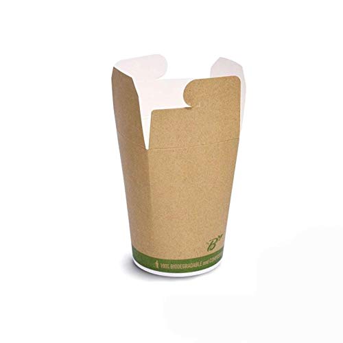 Food Cup Take Away 500ml - 750ml Avana Biopolimero contenitore cibo asporto (10 500ml)