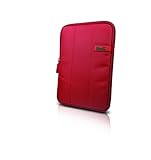 Klip Xtreme Skudo 7' Premium iPad/Tablet Sleeve with Shock Absorbing Bubbles (Red)