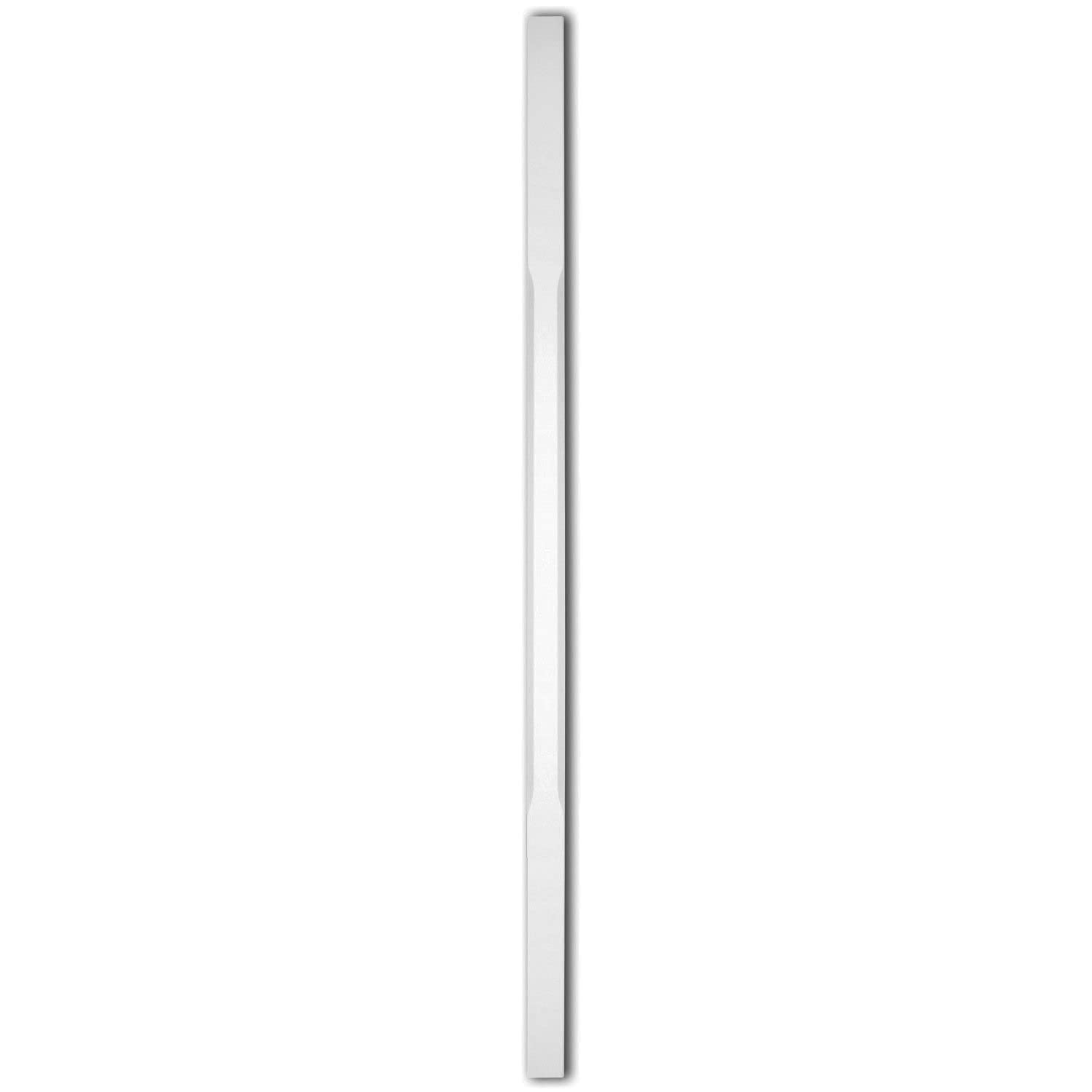 Jackson Woodturners Primed Stop Chamfered Stair Spindle – Paint Ready Hardwood Stair Part, 900mm x 41mm (1)