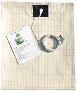 Earthing Sheet with Grounding Cord,Made with Premium Cotton and Pure Silver Threads,Grounding Sheets