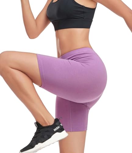 wirarpa Ladies Anti Chafing Shorts Womens Boxers Underwear Cotton Cycling Shorts Leggings for Under Dresses 4 Pack