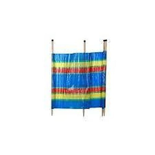 Large 4 Pole Windbreaker 4ft x 9ft Windbreak Beach Holiday Caravan