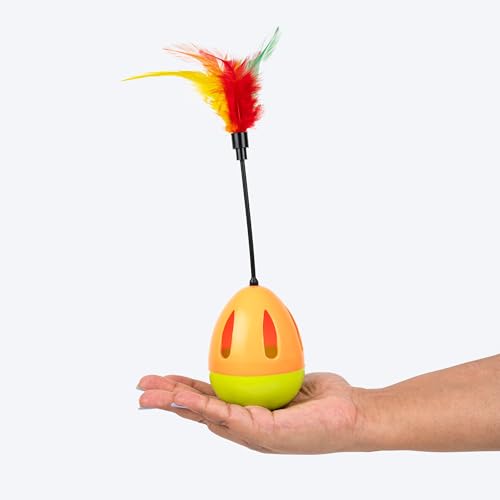 Tail-Lovers-Co-Tumbler-Toy-with-Feathers-for-Cats-Multicolor