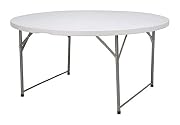 chiner Mesa Redonda Plegable al Centro 150 cm