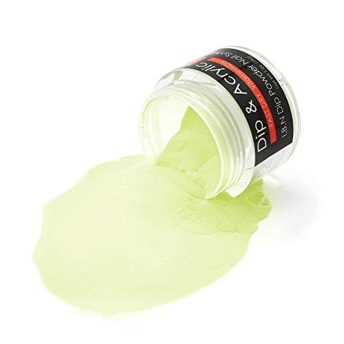 Green Luminous Dip Powder 1 Ounce, Shine at Night, Premium Illuminated Glow Nail Dipping Acrylic Powder Can DIY Dip Nails and Acrylic Nails (109)