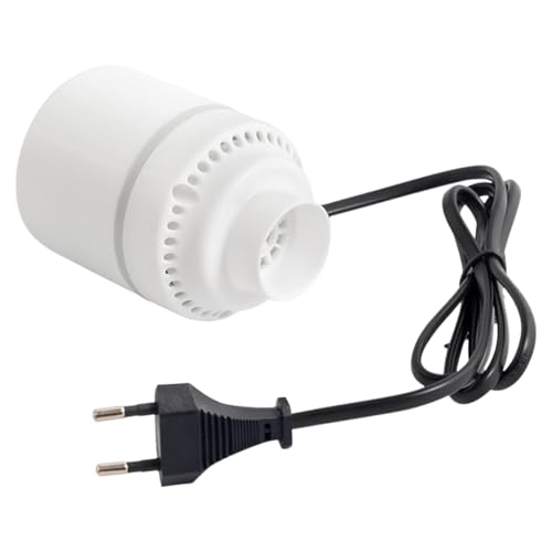 Bomba Vacio Bolsas Ropa, Bomba de Aire Electrica 35w/4500pav para Organizar Ropa en Casa, Hinchador Electrico, para Bolsas Vacío Ropa Colchones Hinchables, 250L/min Portátil，Blanco