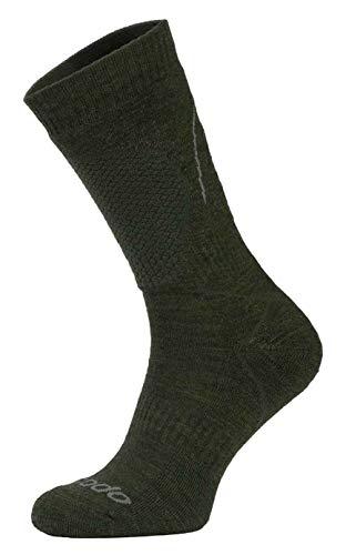 Chaussettes de chasse homme COMODO vert kaki pour le camping en forêt