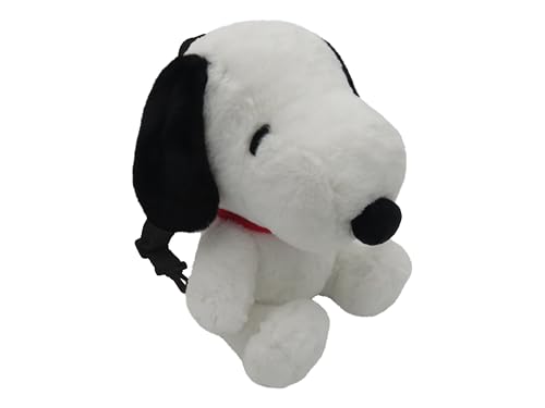 CYPBRANDS Snoopy, Mochila, Bolso, Peluche, Mochila Peluche, Color Blanco, Producto Oficial