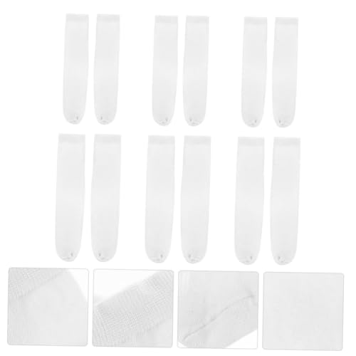 Calcetines sublimables rectos HANABASS de 40 y 30 cm en blanco para personalización térmica pack 6 5