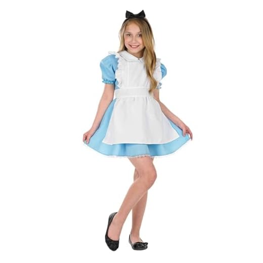 Fun Shack Azul Alice Tradicional Disfraz para Niñas - L