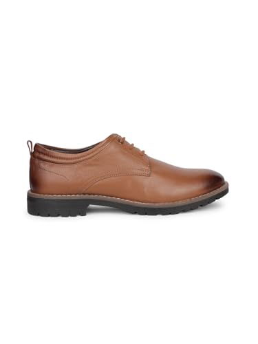 Image of Bata Knox Derby, Men's Tan Formal Derby Shoes