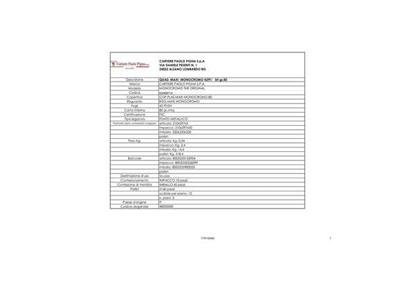 Cuaderno Espiral A4 Pigna - Rayado Y Cuadriculado 5mm, Bloc Multicolor Para Notas Y Estudio