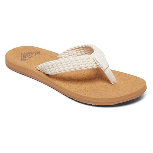 Roxy Damen Porto Badeschuhe, Weiß (Natural Nat), 37 EU – Ansicht 1