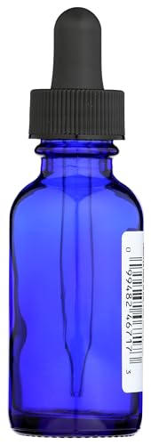 Whole Foods Market, Blue Glass Bottle with Dropper Cap, 1 Fl Oz