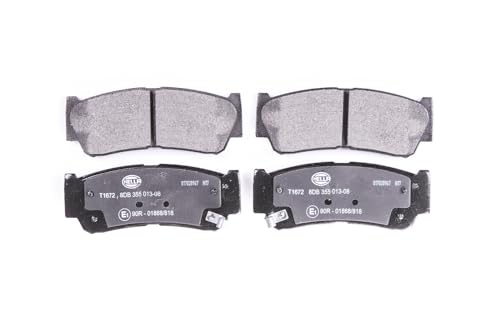 Plaquettes de frein HELLA 8DB 355 013-081 d'une longévité maximale