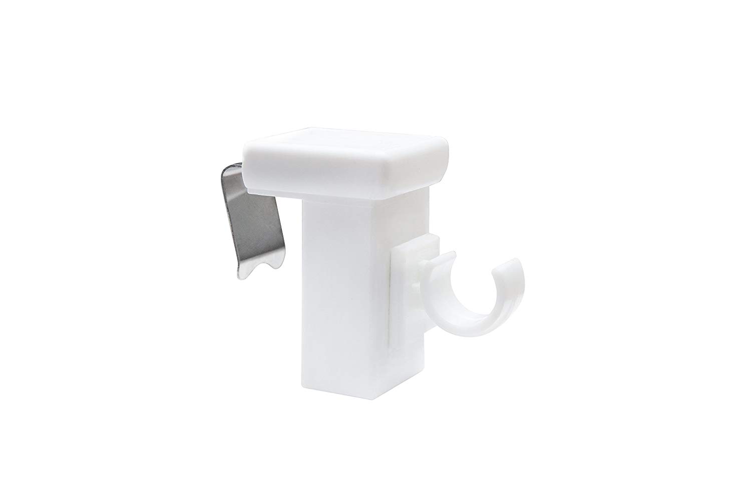 Pack of 10 White Window Hooks 10-27mm Window Hooks for Curtain Rods up to 10mm Diameter-image-34