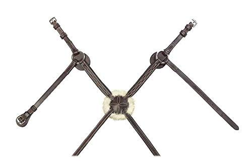 Shires Avignon Figure Eight Noseband (Cob, Havana)