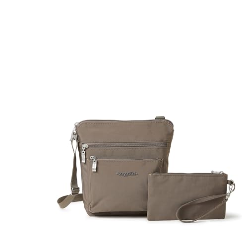 Image of Baggallini Pocket Crossbody Bags for Women 8x8 Small Lightweight Durable Water-resistant Travel Purse W /Rfid