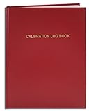 BookFactory Calibration Log Book / Equipment Calibration Logbook - 120 Pages, 8