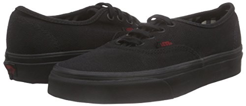 Vans Authentic - Zapatillas, Unisex Adulto, Negro (Twill & Gingham/Black/Black), 42