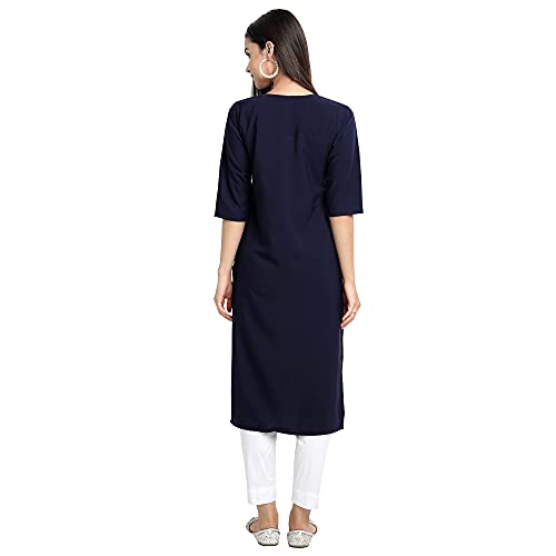 Image of Women's Crepe Regular Kurta