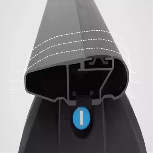 Barras de techo para Volvo XC40 negras con antirrobo y carga de aluminio 6