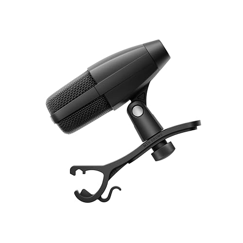 Image of Sennheiser MD 421 Kompakt Dynamic Cardioid Microphone | Includes Drum Clamp | Legendary Bass Response | Compact Design | Perfect for Drums, Guitars, Vocals, Studio & Broadcast Recording