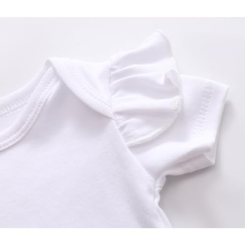 Baby Rompers Half way to one Baby girl 1/2 Birthday one piece outfit Halfway to first4