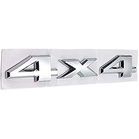 Alamor Car 3D New 4 X 4 Sticker Chrome Logo Decal Emblem compatible with Jeep Dodge Abs Cover