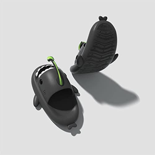 Jfxgjuv Angler Fish Slides - Shark Slides Angler Fish Slippers Glow in The Dark, Super Soft, Comfy, Silent and Anti-Slippery Slippers Sandals4