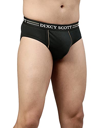 Image of Dixcy Scott Men's Cotton Briefs (Pack of 3) (REPLAY LT BROWN /OLIVE /NAVY L)