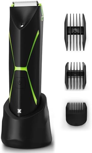 Electric Body Hair Trimmer for Men: Manscape Ball Trimmer Waterproof Pubic Hair Groomer Cordless Rechargeable Groin Shaver Replaceable Blade Wet/Dry Hygiene Razor Portable Body Grooming Travel image 2