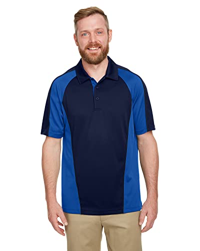 Polo Colorblock M385 XL Advantage Snag Protection Plus respirant pour homme bleu marine