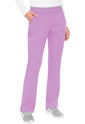 Med Couture Women's Yoga Pull-On Pant with 7 Pockets Ultra-Soft Rib-Knit Waistband and 2-Way Stretch Technology - MC7739