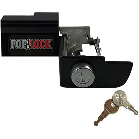 Pop & Lock PL1300 Black Manual Tailgate Lock for Chevy/GMC (New Body) Cover