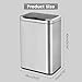 ELPHECO Stainless Steel Office Trash Can Motion Sensor Garbage Can Touchless Smart Trash Can Automatic Waste Bin for Kitchen, Office, Bathroom (Silver, 5.5 Gallons)