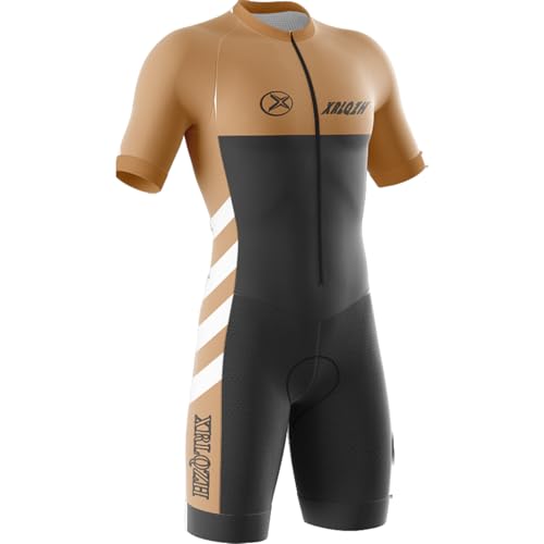 Trifonction hommes manches courtes pour le triathlon et les sports de plein air
